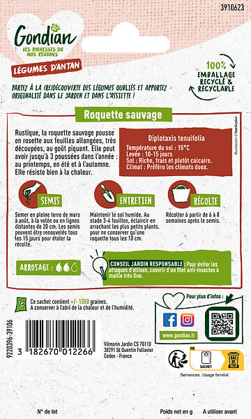 GONDIAN - Roquette Sauvage Gondian - large