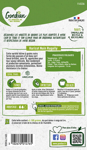 GONDIAN - Haricot Rugally Gondian - large