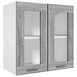 VIDAXL - vidaXL Armoire en verre suspendue "Lyon" Sonoma gris - vignette