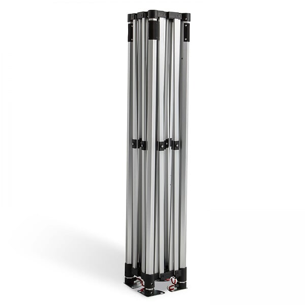 OVIALA - Tonnelle pliante en alu 4x4m blanc - PRO 40 - large