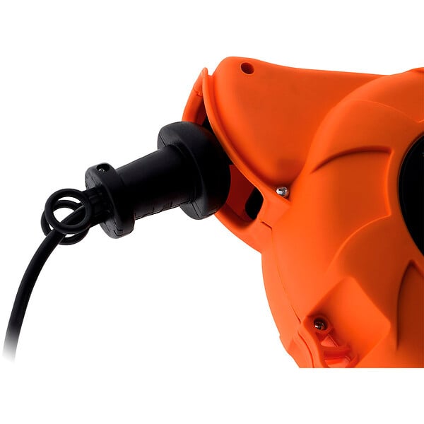 ZENITECH - Enrouleur mural câble H05VV-F 3G1mm² 11m + 2m - orange - Zenitech - large