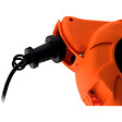 ZENITECH - Enrouleur mural câble H05VV-F 3G1mm² 11m + 2m - orange - Zenitech - vignette