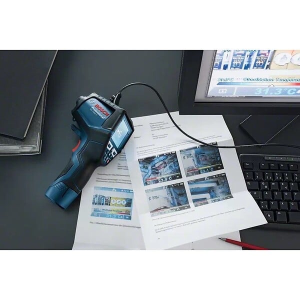 BOSCH - Détecteur thermique Bosch GIS 1000 C Professional  batterie 2Ah  chargeur 0601083301 - large