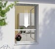 WINDHAGER - Enrouleur  fenêtre RS alu blanc 130x160cm - vignette