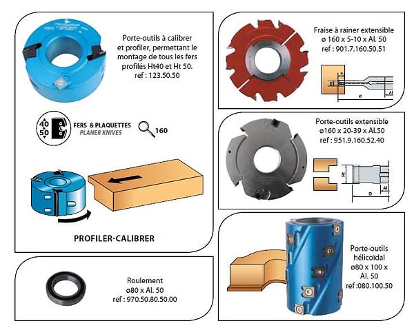 LEMAN - Coffret spécial toupie alésage 50 LEMAXIPRO.2 Leman - large