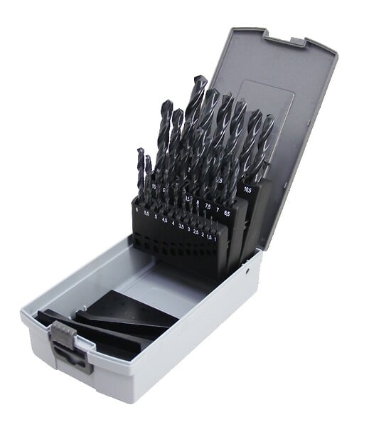 HANGER - Coffret de 25 forets en acier HSS laminés de 1 à  13mm - HANGER - 155091 - large