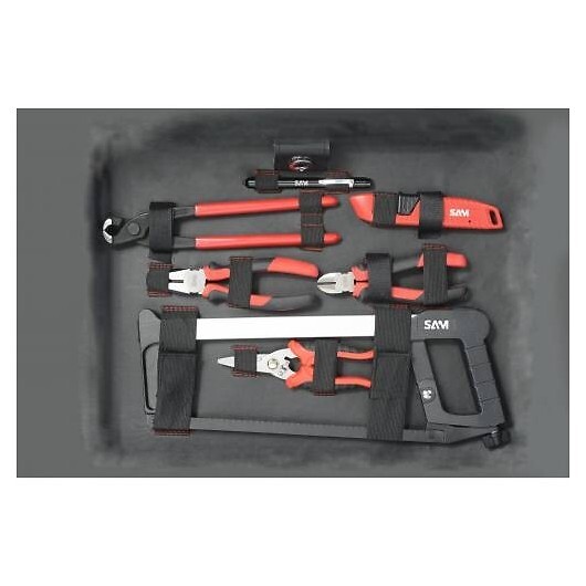 SAM OUTILLAGE - Valise Trolley 136 Outils - large