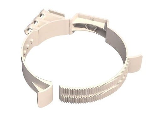 UBBINK - Collier blanc pour conduit D100/125 - UBBINK - 169028 - large
