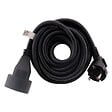 ZENITECH - Prolongateur 16A 2P+T HO5VV-F 3G1,5mm² - noir 3m - Zenitech - vignette