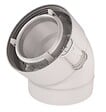 UBBINK - Coude 45° Rolux condensation 80/125 PPTL/PVC - UBBINK - 229500 - vignette