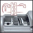 EINHELL - Kit de marteau-perforateur 4 fonctions TC-RH 620 4F (3 forets + 1 burin plat) - vignette