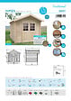SOLID - Abri de jardin Nimes - Bois - 7,73m2 - vignette