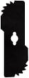 EINHELL - Lame pour dresse-bordures sans fil GE-LE 18/190 Li - 90 mm - vignette