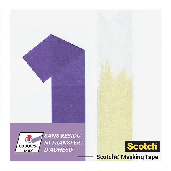 SCOTCH - Ruban de masquage surfaces délicates Scotch  -  - 24mmx41m - large