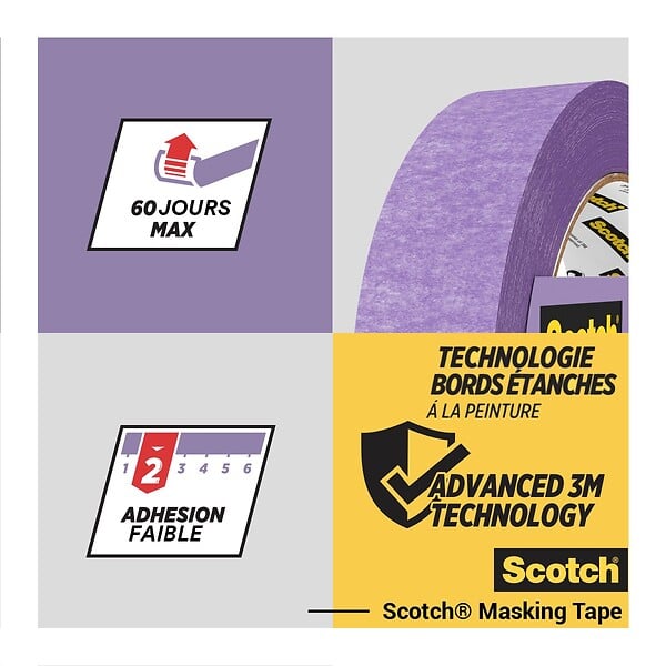 SCOTCH - Ruban de masquage surfaces délicates Scotch -  - 36mmx41m - large