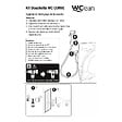 WC CLEAN - Kit douchette WC Curve hygiène intime en laiton chromé - vignette