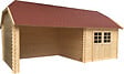 SOLID - Abri de jardin York - Bois - 8,88m2 - vignette