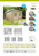 SOLID - Abri de jardin en Bois - Autoclavé - Bois - 5,66m2 - vignette