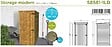 SOLID - Armoire de rangement - Pin européen - Epaisseur 12mm - 90x96cm - vignette