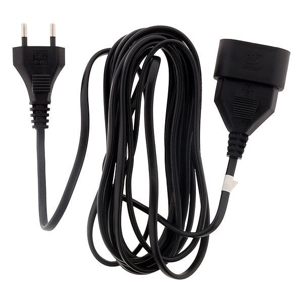 ZENITECH - Rallonge 10m - HO3VVH2F 2x0,75mm² 6A - noir - Zenitech - large