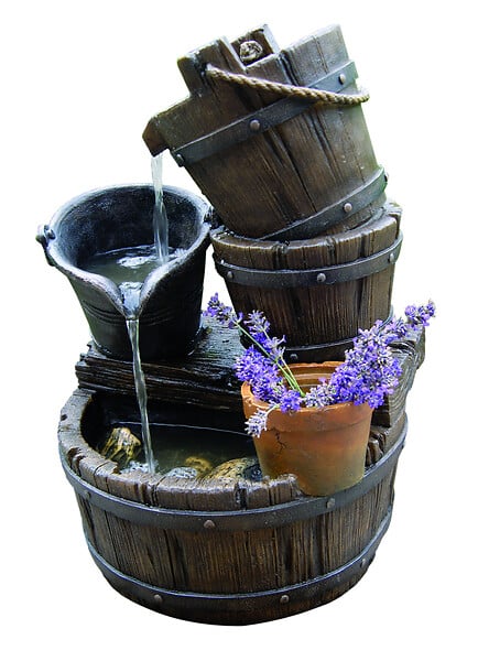 UBBINK - Kit fontaine rustique de jardin ou d'intérieur Halifax - large