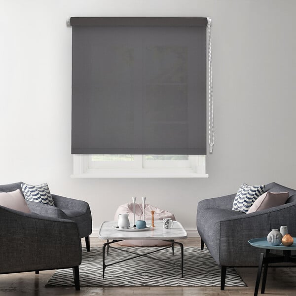 MADECO - Enrouleur tamisant gris anthracite L154- 150 tissu H190 - large
