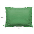OVIALA - Pouf de jardin en polyester vert 180 x 145 cm - Solys - vignette