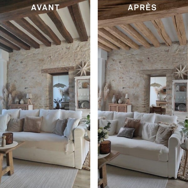 MAISON DECO - Peinture relook - Effet Bois Chêne Foncé - Satin - 75ml - large