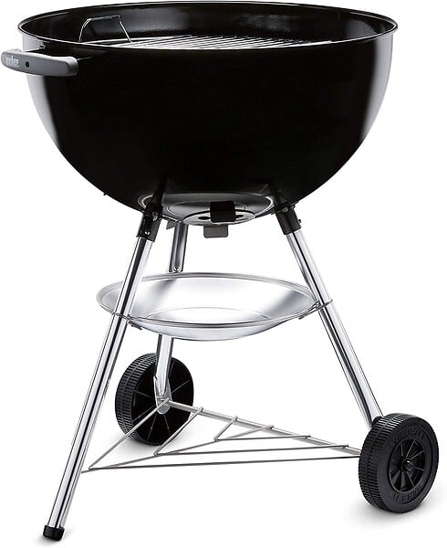 WEBER - Barbecue à charbon de bois BAR B KETTLE - Noir - Diamètre 57 cm - large