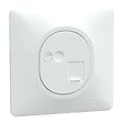 SCHNEIDER ELECTRIC - Ovalis Monobloc Prise RJ45 cat.6 STP réseaux VDI- grade 3 - Blanc - vignette