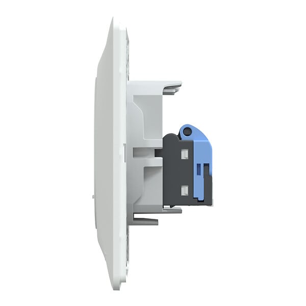 SCHNEIDER ELECTRIC - Ovalis Monobloc Prise RJ45 cat.6 STP réseaux VDI- grade 3 - Blanc - large
