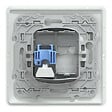SCHNEIDER ELECTRIC - Ovalis Monobloc Prise RJ45 cat.6 STP réseaux VDI- grade 3 - Blanc - vignette