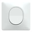 SCHNEIDER ELECTRIC - Ovalis - Monobloc - Interrupteur va et vient - 10AX - Blanc - vignette