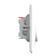 SCHNEIDER ELECTRIC - Ovalis - Monobloc - Interrupteur va et vient - 10AX - Blanc - vignette