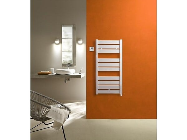 ACOVA - Sèche-serviettes électrique 500W, H.109.4 x l.51 cm Madras blanc - large
