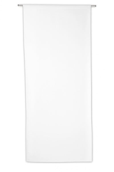 CENTRALE BRICO - Vitrage tamisant, Leo blanc l.90 x H.210 cm - large