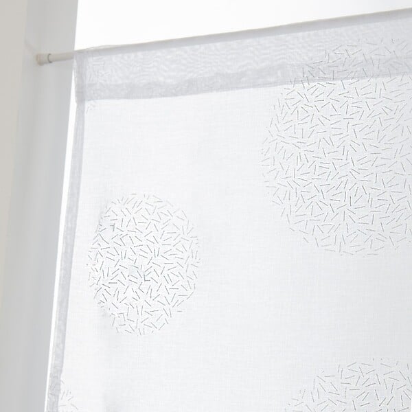 CENTRALE BRICO - Paire de vitrages transparent blanc l.60 x H.120 cm - large