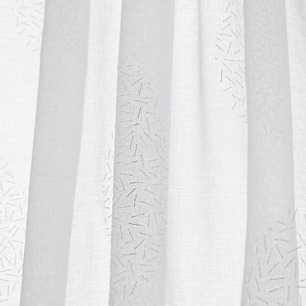 CENTRALE BRICO - Paire de vitrages transparent blanc l.60 x H.120 cm - large