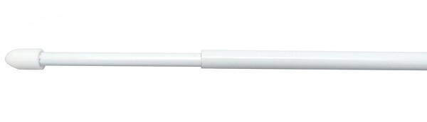 CENTRALE BRICO - 2 barres Rondes Diam. 7 mm blanc brillant 50/80 cm acier - large