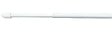 CENTRALE BRICO - 2 barres Rondes Diam. 7 mm blanc brillant 50/80 cm acier - vignette