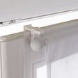 CENTRALE BRICO - Paire de vitrages tamisant, Leo blanc l.60 x H.90 cm - vignette