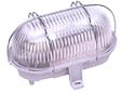 CENTRALE BRICO - Hublot E27 + grille, sans ampoule, oval, blanc - vignette