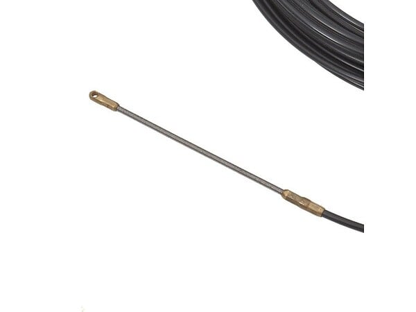 CENTRALE BRICO - Tire-fil nylon, L.20 m, Diam.4 mm, noir - large