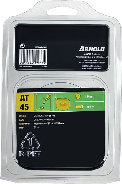 CENTRALE BRICO - Bobine de fil pour coupe-bordure AT45 40V - large