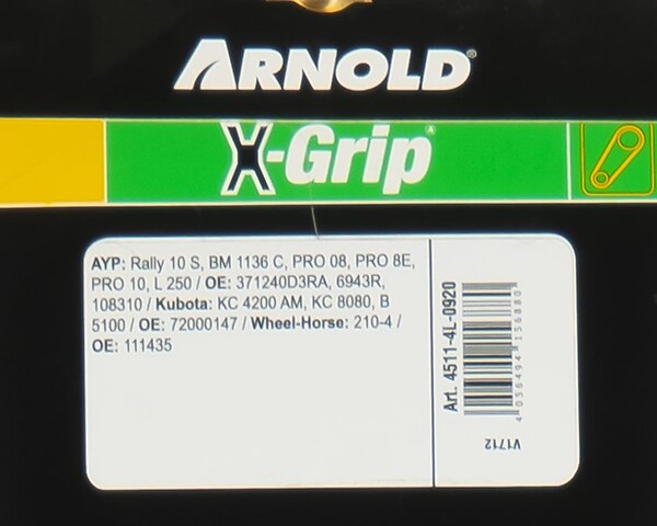 CENTRALE BRICO - Courroie trapézoïdale X-Grip V de type 4L920 - large