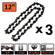 GT GARDEN - Guide 12 pouces (30 cm) avec lot de 3 chaînes 44 maillons pour multifonction 4 en 1 et outil sur per - vignette