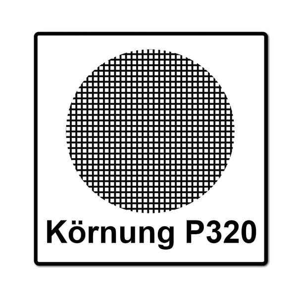MIRKA - Disque Abranet diamètre 225 mm Grain 320 boîte de 25 - large