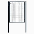 DIRICKX - Portillon grillagé Eco garden l.105 x H.125 cm, gris - vignette