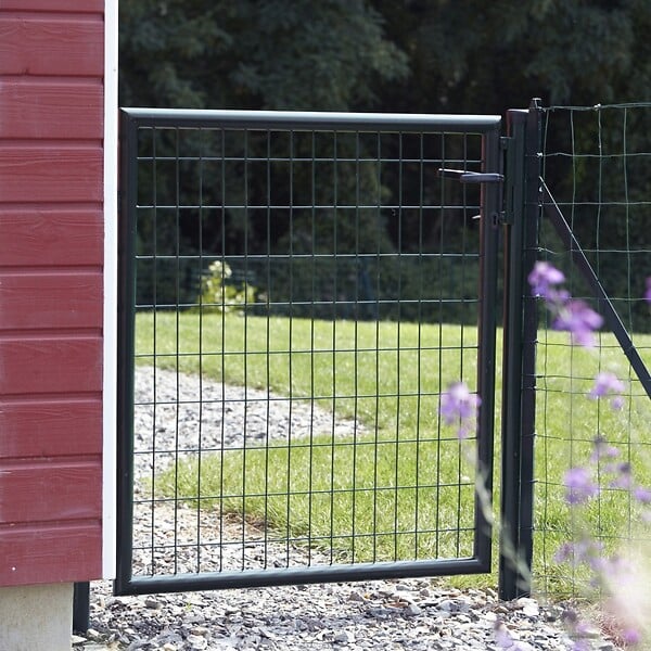 DIRICKX - Portillon grillagé Eco garden l.105 x H.100 cm, gris - large