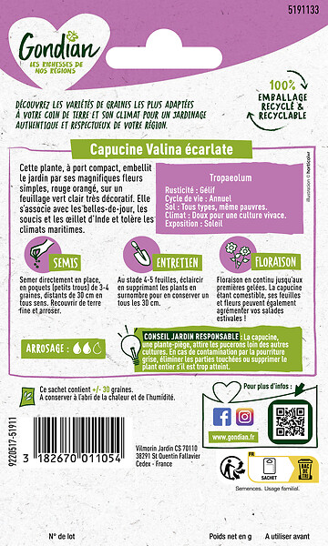 GONDIAN - Capucine Valina Ecarlate Gondian - large